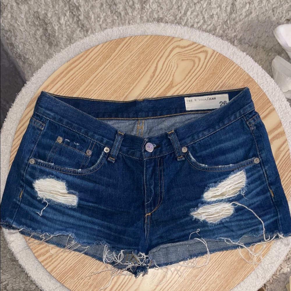 Women's Distressed Denim Shorts